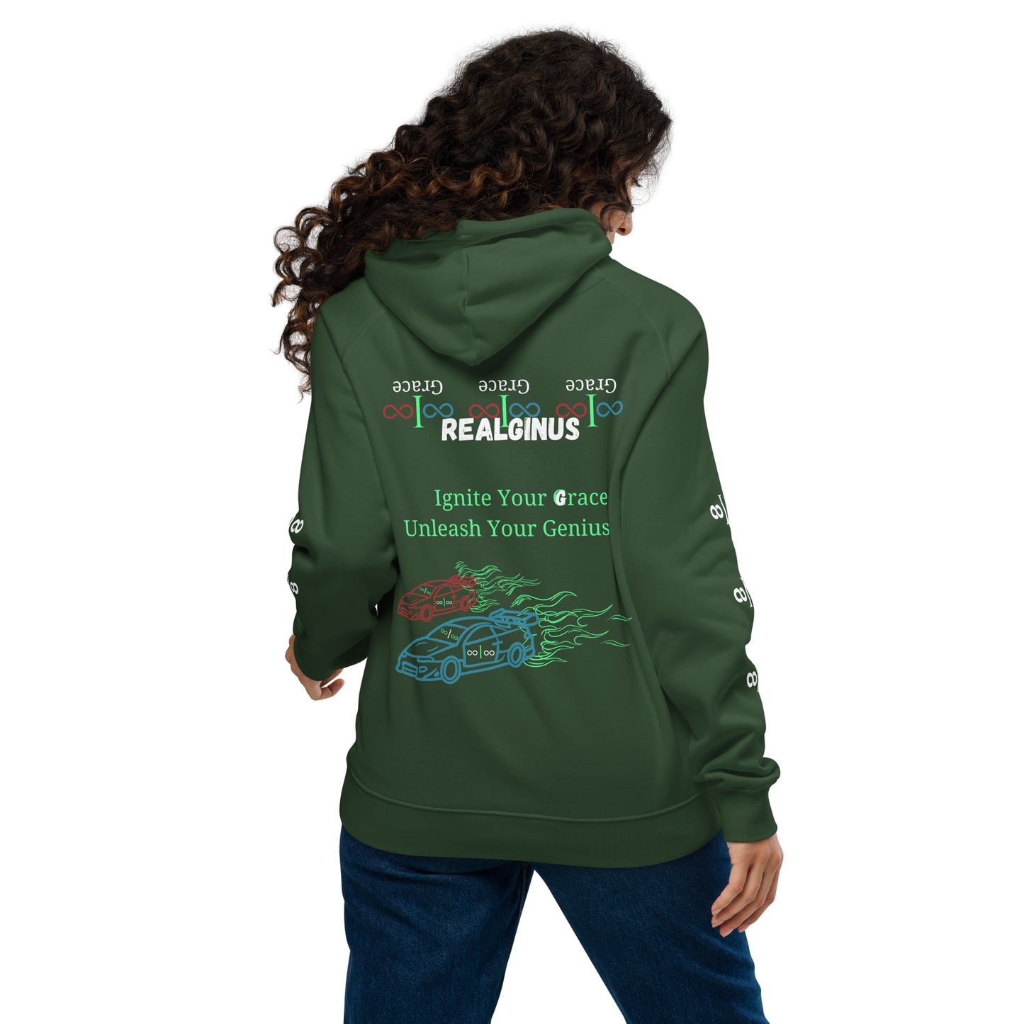 G - race Unisex eco Ragland hoodie