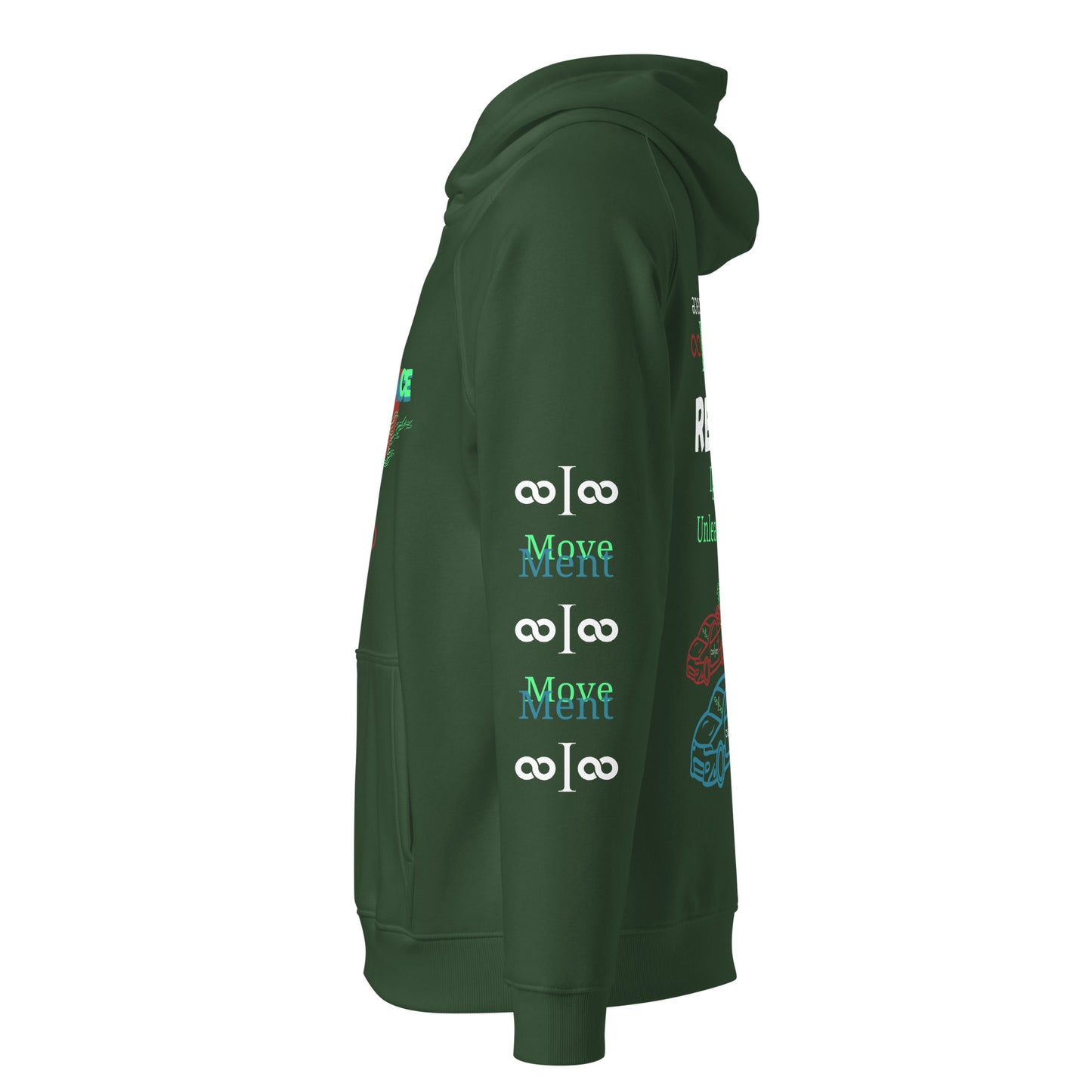 G - race Unisex eco Ragland hoodie