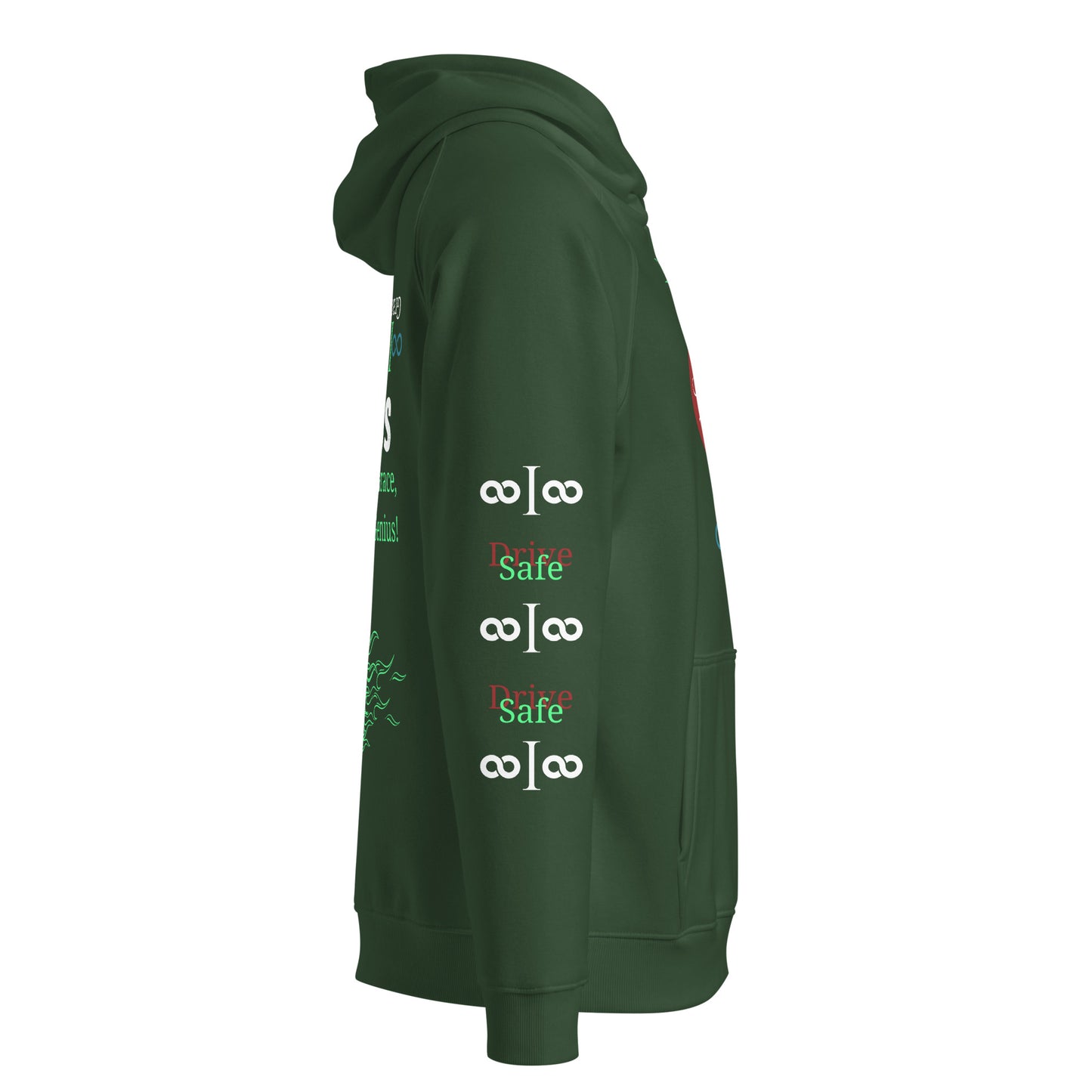 G - race Unisex eco Ragland hoodie