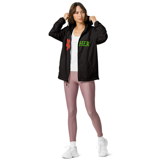 A Love/her Unisex lightweight windbreaker